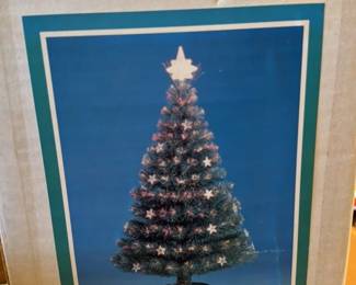 Fiber Optic Christmas Tree with Star Topper