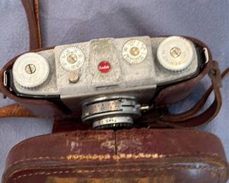 Kodak Pony 135 Model B Camera with Leather Case