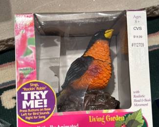 Living Garden Singing Robin