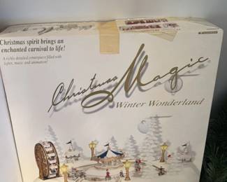 Christmas Magic Winter Wonderland Centerpiece