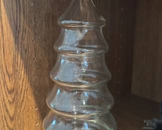 Vintage Glass Christmas Tree Topper