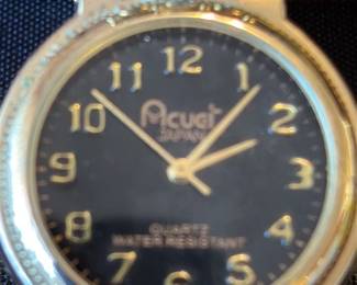 Accutime Quartz Water Resistant Watch