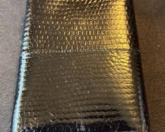 Vintage Eel Skin Tri-Fold Wallet
