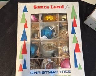 Vintage Glass Christmas Ornaments