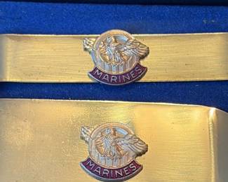 United States Marine Corps Money Clip and Pen Set