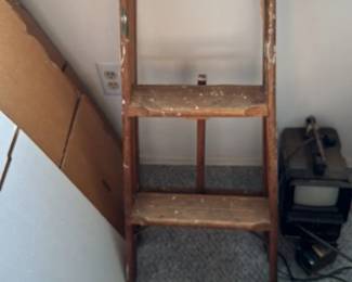Antique Wooden Ladder