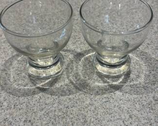 Glass Footed Dessert Bowls