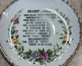 Decorative Plate for Grandmother