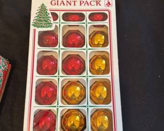 Vintage Christmas Ornaments Set