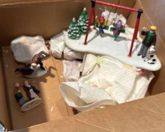 Christmas Village Scene Figurines