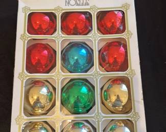 Vintage Glass Christmas Ornaments