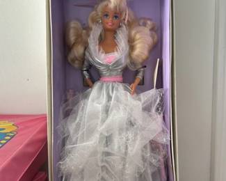Barbie Doll in Silver Gown