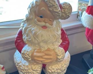 Vintage Ceramic Santa Claus Figurine