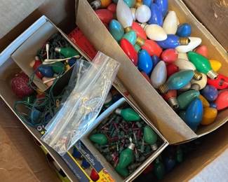 Assorted Vintage Christmas Light Bulbs