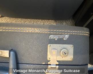 Vintage Monarch Luggage Suitcase