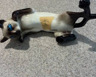 Vintage Siamese Cat Figurine