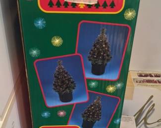 18" Fiber Optic Christmas Tree