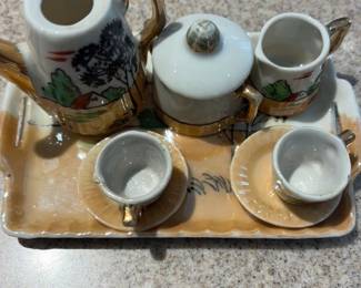Vintage Japanese Miniature Tea Set
