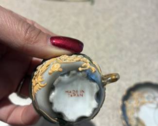 Japanese Dragon Teacup and Saucer Set