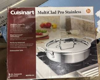 Cuisinart MultiClad Pro Stainless 3 Qt. Casserole with Cover