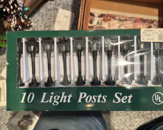 10 Light Posts Set