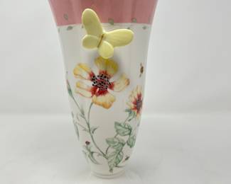 Lenoz Butterfly Meadow vase, 9.5"H,  $28