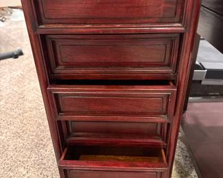 Additional view of Drop accordion door for 5 drawer storage cabinet~