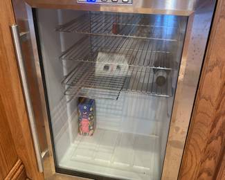 Beverage refrigerator, $95
