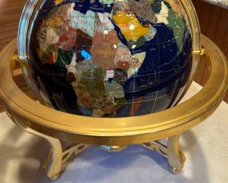 Table globe, $85