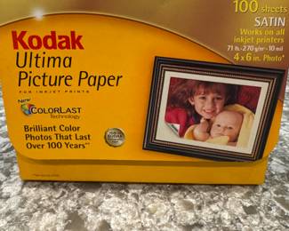 Kodak picture paper, was $8, NOW $5