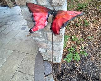 Butterfly stake, $10