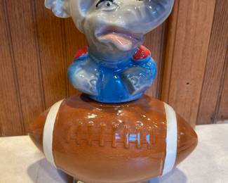 Vintage Jim Beam Elephant Football decanter,  $19
