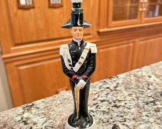Small Vintage 1960's Galliano Carabinieri Soldier decanter, $10