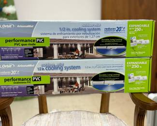 Pair of Outdoor mist cooling systems, was $20, NOW $14