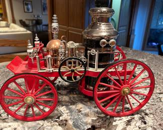 Jim Beam Fire Pumper Decanter, $75
