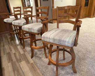 Set of 5 barstools, $395