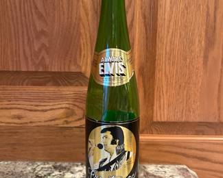 Vintage Elvis Presley Frontenac Blanc D'oro white wine bottle,  $9