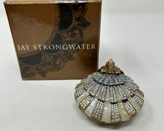 Jay Strongwater Scallop Shell Trinket box, $60