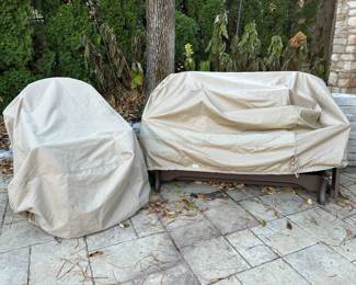 Additional view of protector covers for gliders ~