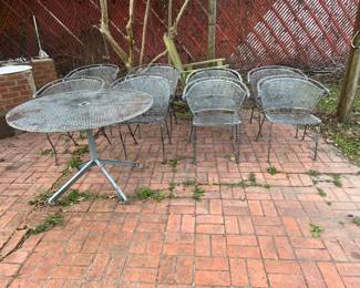 Wrought iron patio furniture