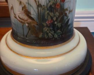 beautiful (pair) of hand-painted lamps (many lamps to choose from)