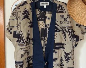 Pal'Original Abstract Print Kimono Jacket