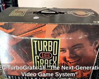 NEC TurboGrafx - 16 "The Next Generation Video Game System"