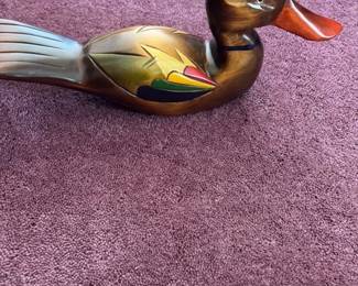 Hand Carved Wooden Duck Decoy