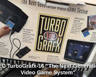 NEC TurboGrafx - 16 "The Next Generation Video Game System"
