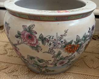 Chinese Porcelain Fish Bowl