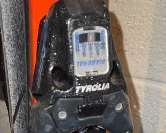 HEAD Cyber Ski with Tryolia Bindings and Ski Poles