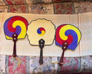 asia hand fan wedding favor