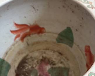 Chinese Porcelain Fish Bowl