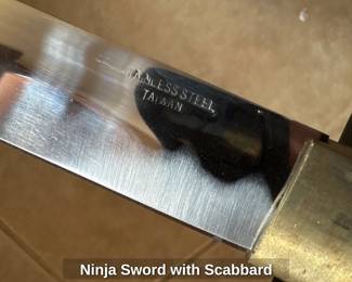 Ninja Sword with Scabbard